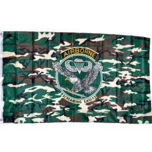101st Airborne Screaming Eagles Flag in Camo 3x5 feet