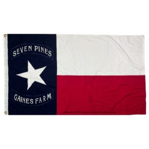 texas 1st infantry regiment cotton flag 3 x 5 ft.