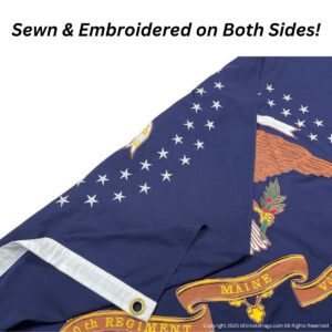 High-quality flag featuring detailed embroidery, perfect for displaying pride and patriotism. Affordable and best for those looking to buy online. Get yours now at UltimateFlags.com.