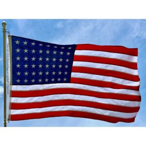 usa flag 48 star 1912 to 1959 old usa flags sewn 2 ply double nylon embroidered 3 x 5 ft.