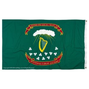 1st regiment irish brigade flag – 3x5 ft cotton sewn civil war irish american flag replica