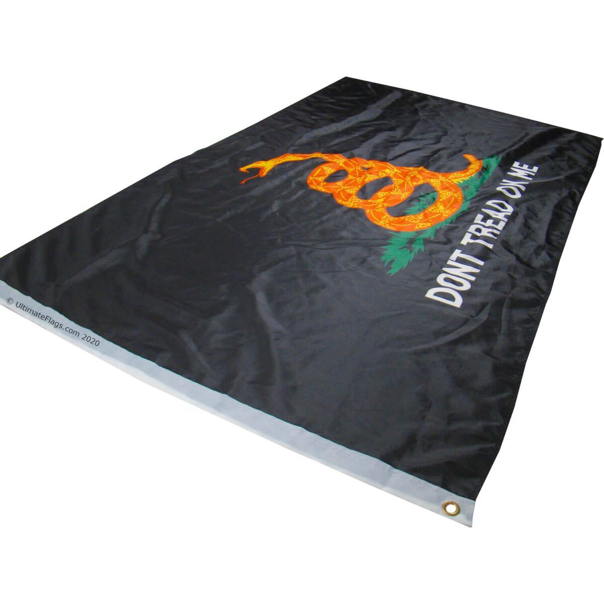 Gadsden Double-sided Black Tactical Flag 3' X 5' Standard - Image 2