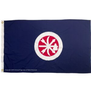 choctaw braves flag cotton 3 x 5 ft.