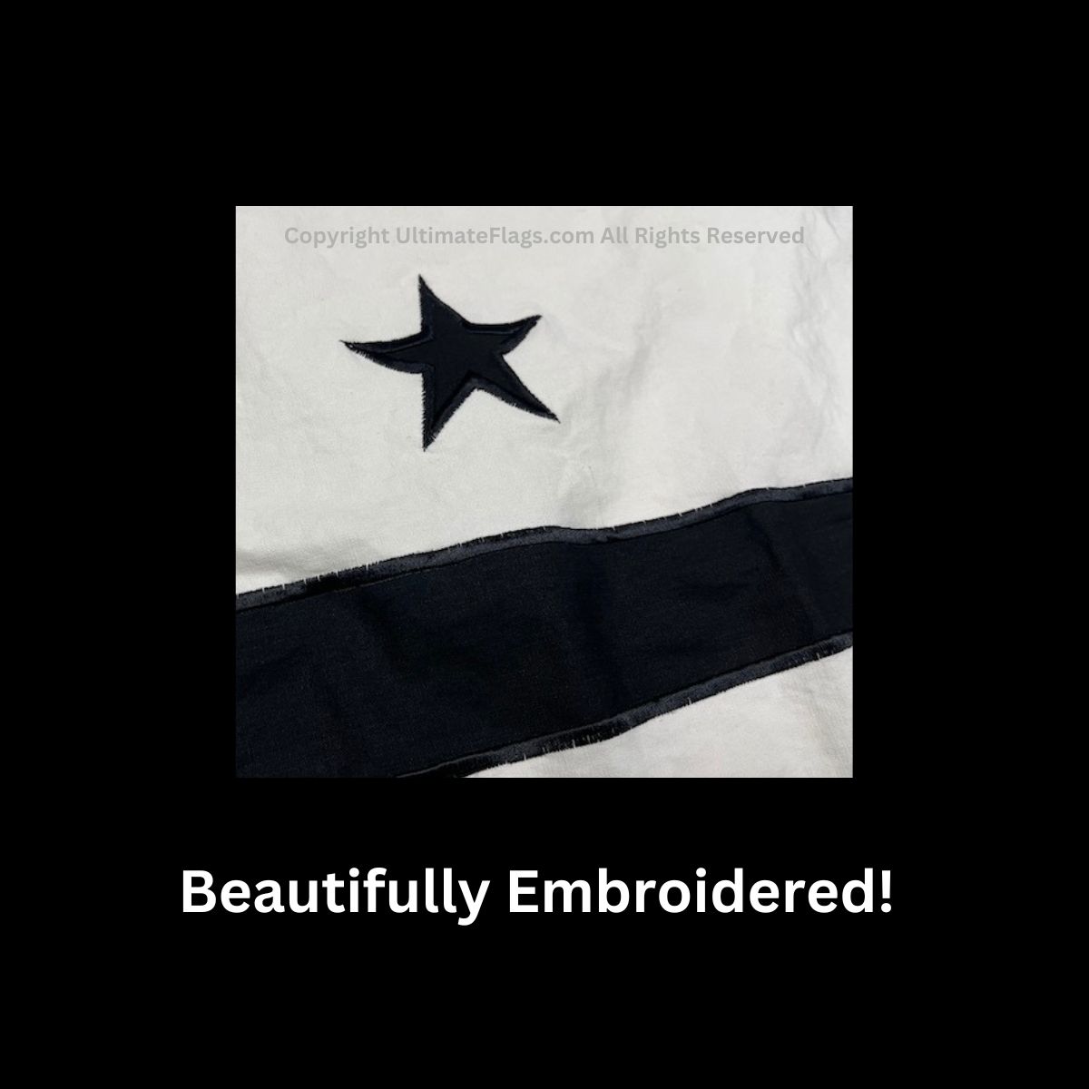 Beautifully embroidered flag featuring a striking star design, perfect for showcasing your style. Ideal for those looking to buy online at affordable prices without compromising on quality. Explore the best options for cheap flags at UltimateFlags.com.