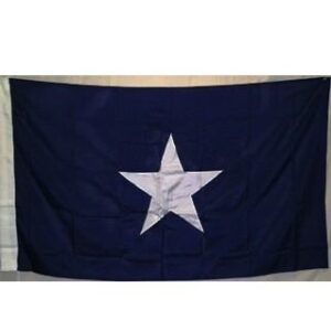 double nylon embroidered bonnie blue flag, great for trucks