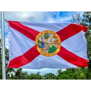 florida flag nylon printed
