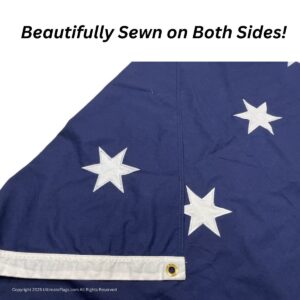 Beautifully sewn flag featuring stars on both sides, perfect for outdoor display. Buy online for affordable prices and the best quality flags. Explore cheap options at UltimateFlags.com.
