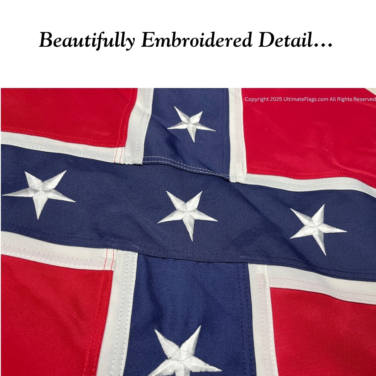 Beautifully embroidered flag showcasing intricate details, perfect for collectors and enthusiasts. This affordable option is one of the best choices to buy online for adding a unique touch to your decor. Explore more at UltimateFlags.com.