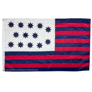 Historical American flag design featuring stars and stripes, perfect for collectors and enthusiasts. Shop for cheap, affordable options and find the best deals to buy online at UltimateFlags.com.