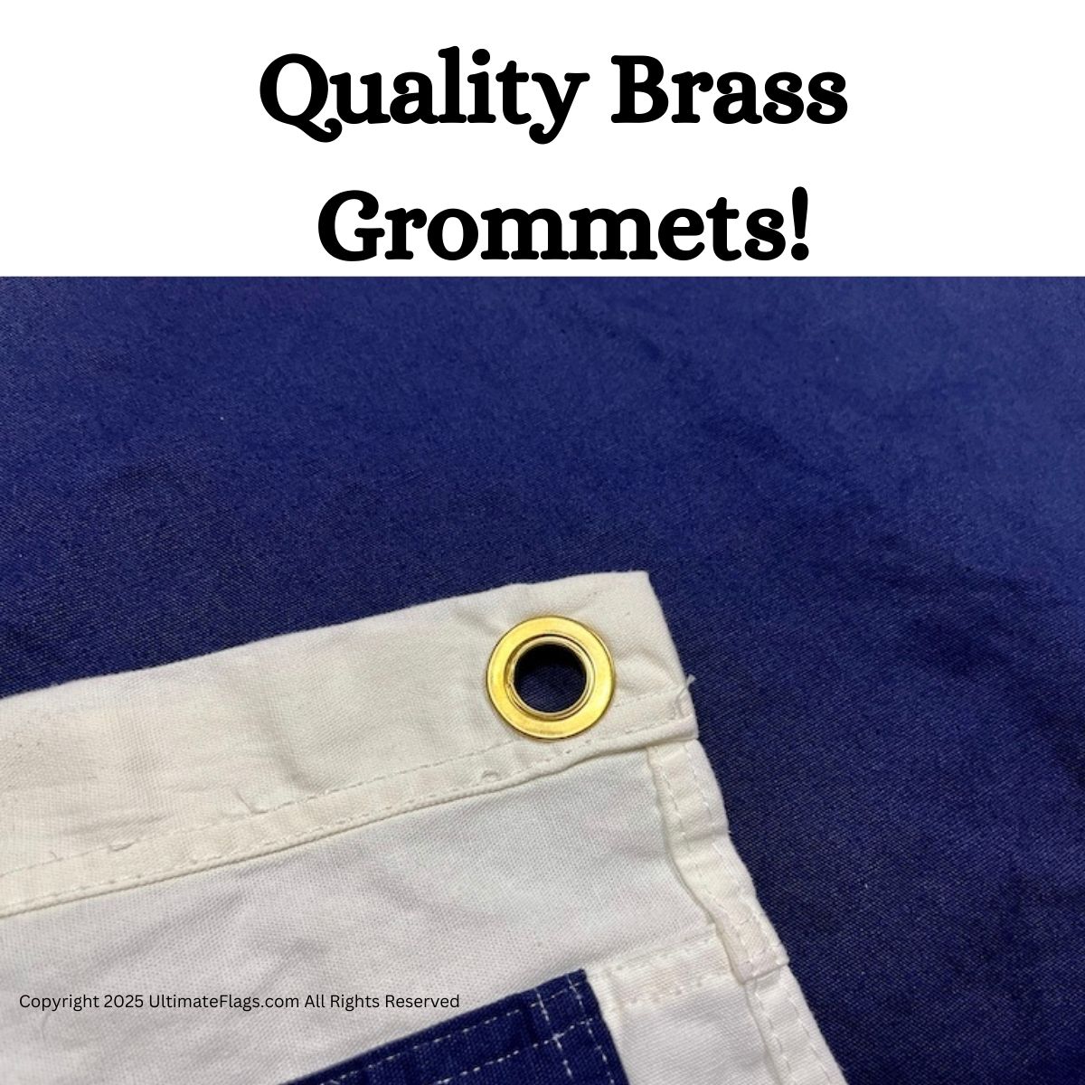 Quality brass grommets designed for durability and reliability, perfect for various applications. Shop the best affordable options and buy online at UltimateFlags.com for great deals.