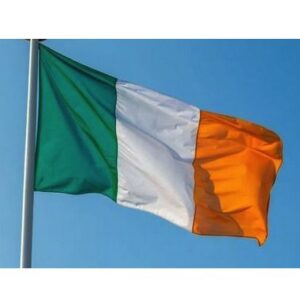 flag of ireland for outdoor flying 3x5 printed nylon green white orange