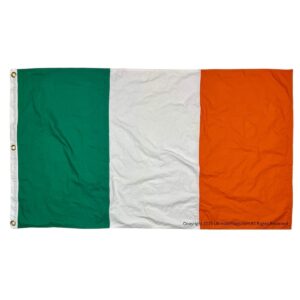 ireland flag sewn cotton flags 3 x 5 ft.