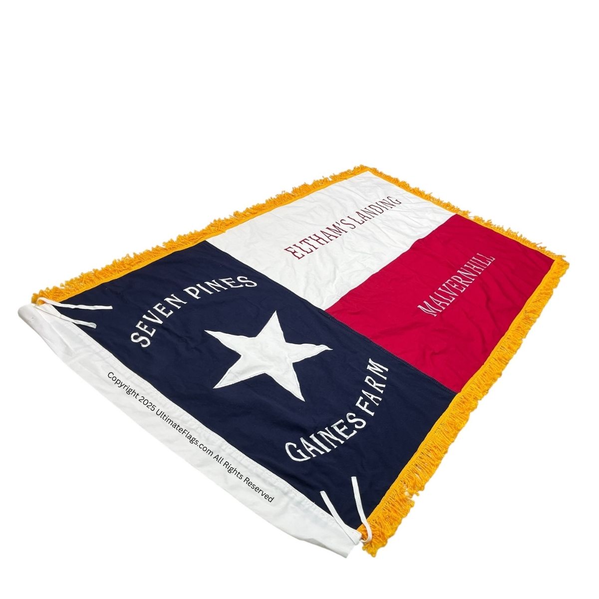 Texas flag featuring vibrant colors and detailed design, perfect for showcasing state pride. Buy online for the best affordable options and cheap deals at UltimateFlags.com.