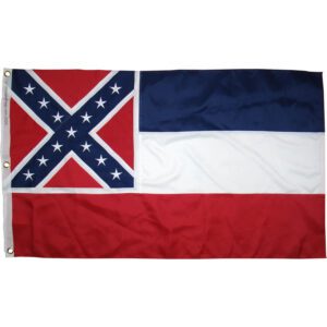 mississippi flag for sale nylon embroidered