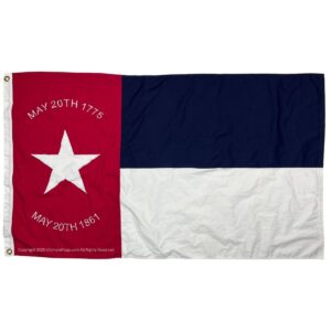 north carolina republic cotton flag 3' x 5'