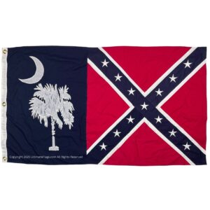 south carolina battle flag sc confederate flags cotton 3 x 5 ft.