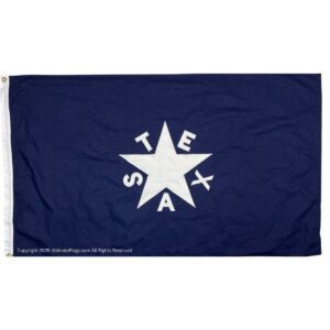 texas lorenzo de zavala flag cotton 3 x 5 ft.