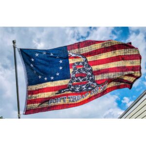 buy betsy ross patriotic usa don't tread on me snake flag for sale