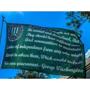 buy 2nd amendment flag right to bear arms george washington flags for sale