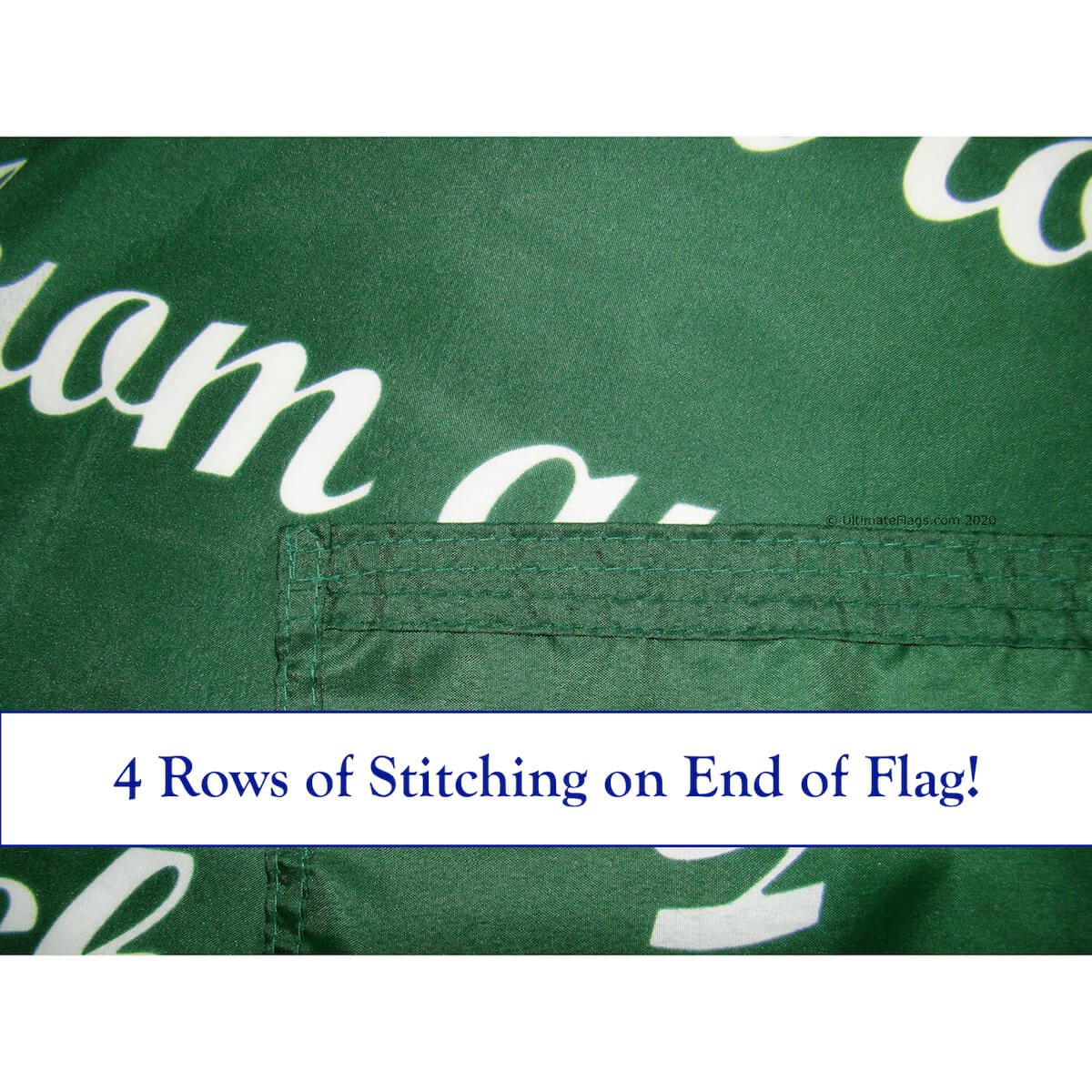 george washington green III% flag