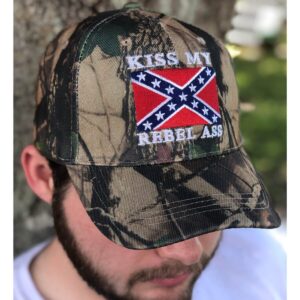 Kiss My Rebel Ass Cap / Hat / Ballcap (in Camo)