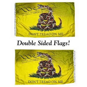 gadsden we the people flag don't tread on me outdoor double sided 3x5 ft