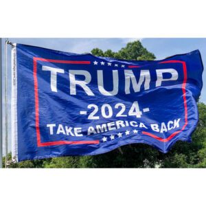trump 2024 take america back flag outdoor flying