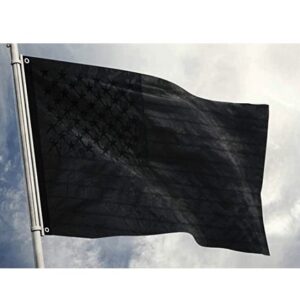 blackout usa flag for sale sewn embroidered heavy duty outdoor flags for sale 3 x 5