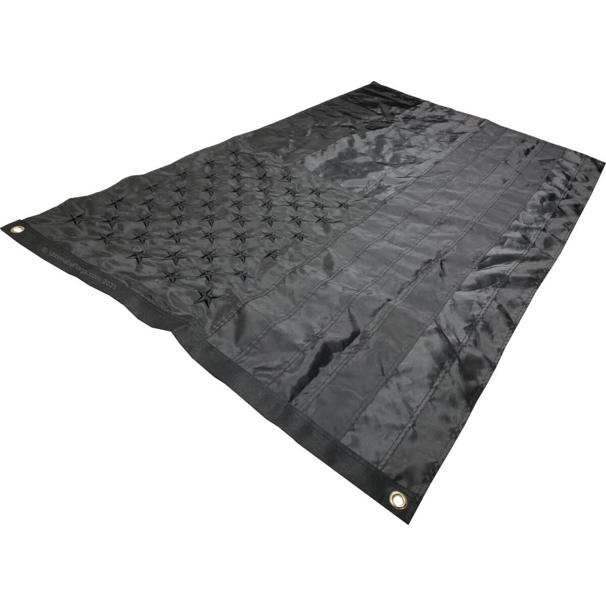 Black US Flag / Blackout USA Flags for Sale - Sewn Embroidered 3 X 5 ft - Image 4