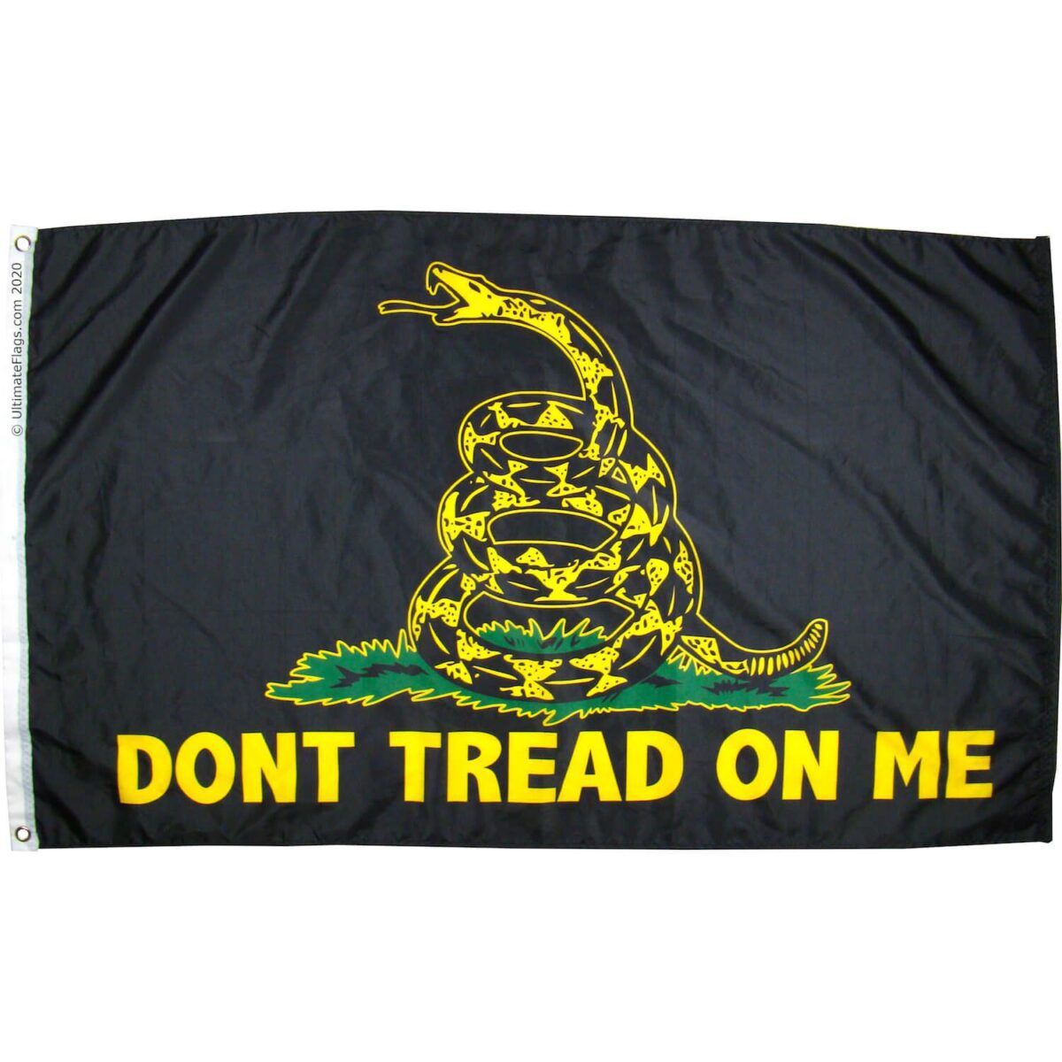 black gadsden flag tactical style