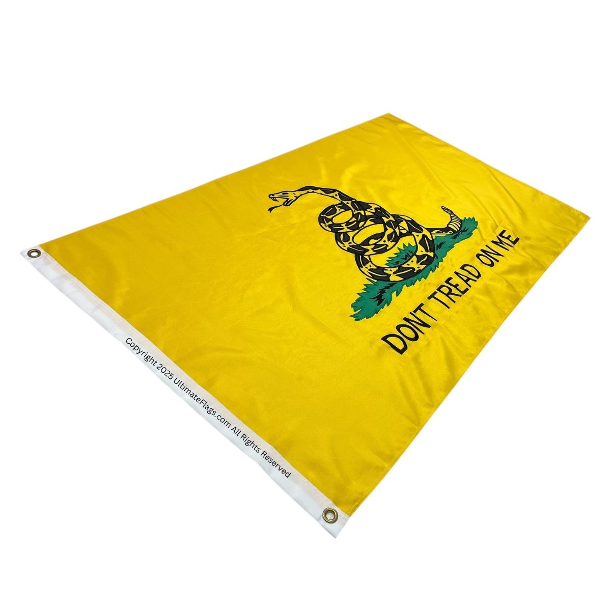 gadsden flag, hopkins flag double nylon embroidered flag 3x5 4x6 5x8