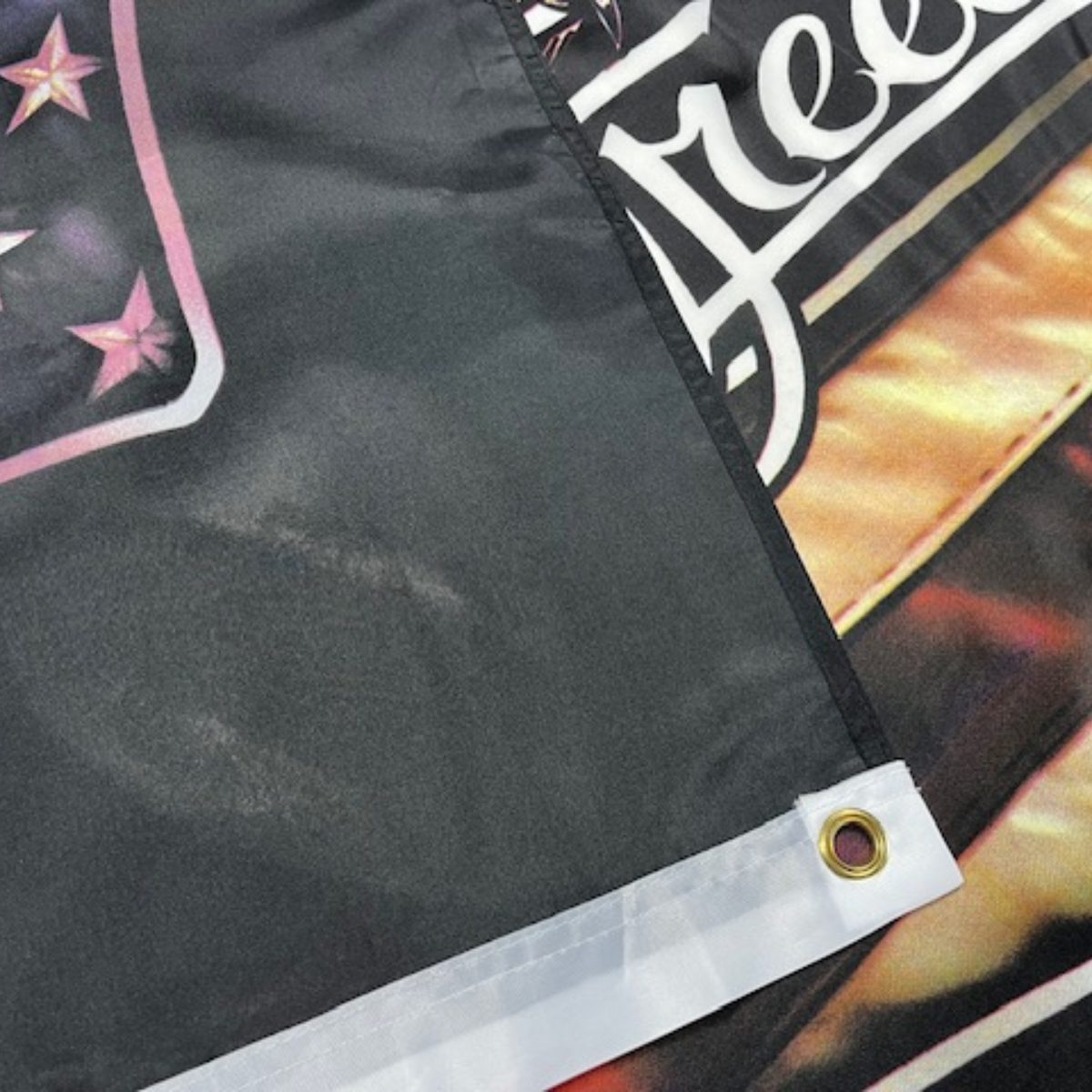 Durable flag showcasing vibrant colors and detailed graphics, perfect for outdoor display. Find cheap and affordable options for the best quality flags to buy online at UltimateFlags.com.