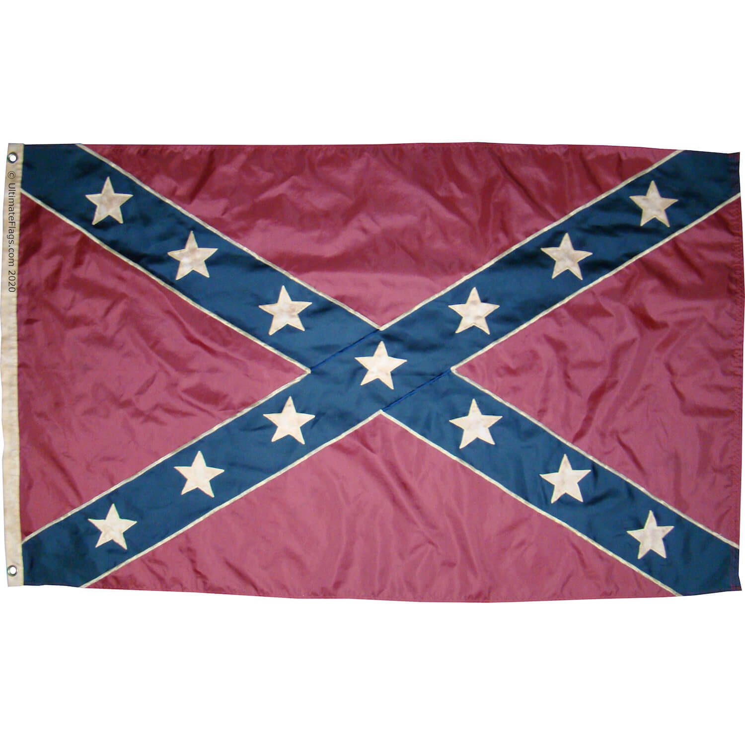 vintage Confederate Battle Flag