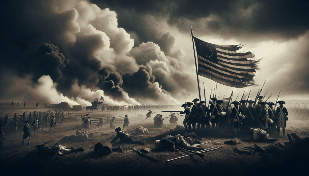 George Washington Leadership: Betsy Ross Flag in Revolutionary War Battles George Washington Leadership: Betsy Ross Flag in Revolutionary War Battles