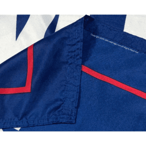 Durable flag fabric showcasing vibrant colors and reinforced stitching for longevity. Perfect for outdoor display, this affordable flag is the best choice for those looking to buy online. Shop now at UltimateFlags.com.