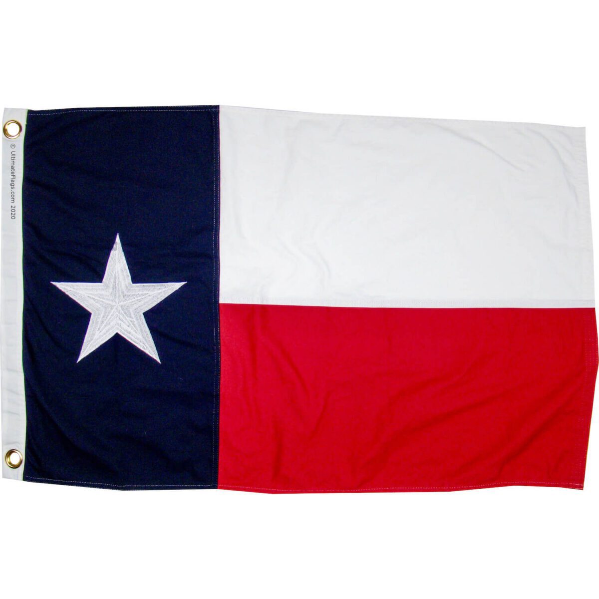 Texas flag featuring bold colors and a prominent star design, perfect for showcasing state pride. Buy online for cheap and affordable options, the best quality flags available. Explore more at UltimateFlags.com.