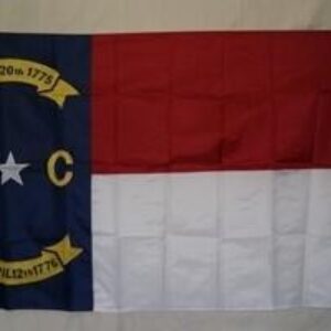 NC Flag – State of North Carolina Flags Nylon Embroidered 4 x 6 ft.
