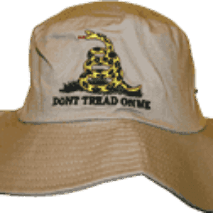 Gadsden Bucket Hat Don’t Tread on Me Snake Tan / Beige
