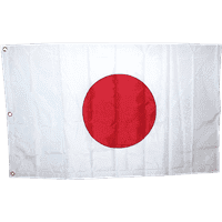 japan flag for sale, buy japan flag, heavy duty japanese flag, outdoor japan flag, sewn heavy duty japanese flag