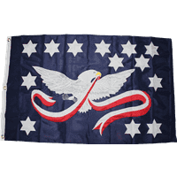 American flag featuring an eagle and stars, perfect for patriotic displays. Buy affordable and cheap flags online at UltimateFlags.com for the best deals.
