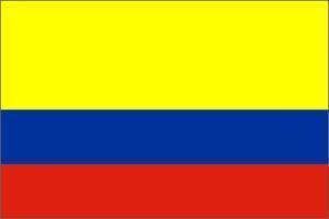 Colombian flag with vibrant yellow, blue, and red stripes, representing national pride. Perfect for those looking to buy online affordable flags. Best options available for cheap prices at UltimateFlags.com.