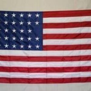 American flag displayed on a neutral background, representing patriotism and national pride. This flag is a cheap and affordable option for anyone looking to buy online. Perfect for events, decorations, or personal use, find the best deals at UltimateFlags.com.