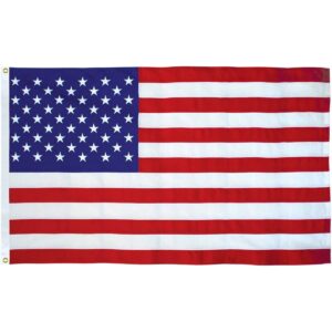 50 Star USA Flag – Outdoor Cotton Embroidered Flags  (USA Made)