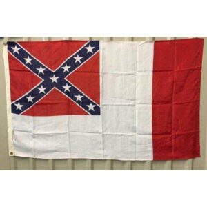 3rd Confederate Flag – CSA – Third National Flag 5 x 8 – Standard