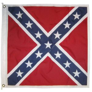 Rebel Confederate Battle Flag Cavalry Cotton with Grommets 52×52 Inch