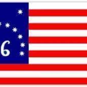 American flag with 13 stripes and stars, representing the historical significance of the United States. Perfect for displaying patriotism at events or in your home. Buy online for cheap and affordable options at UltimateFlags.com.