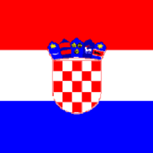 Croatian flag featuring the iconic red, white, and blue colors with a central coat of arms, perfect for showcasing national pride. Buy online for cheap and affordable options to display this symbol of Croatia. Best deals available at UltimateFlags.com.