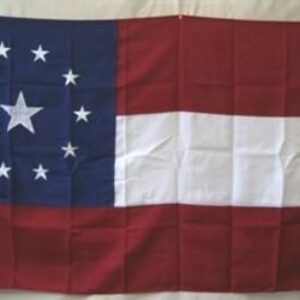 First National 11 Stars and Bars Flag – Double Nylon Embroidered 4 x 6 ft.