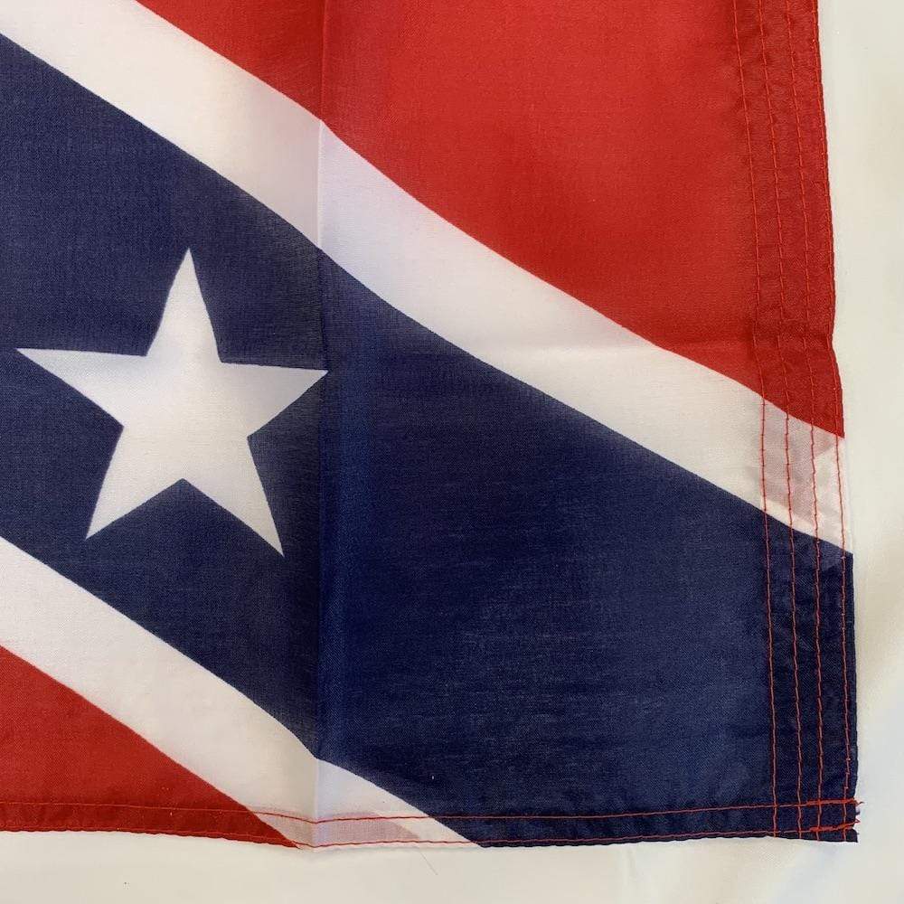 Confederate flag design featuring bold colors and a prominent star, perfect for display or collection. Buy online for cheap and affordable options. Find the best deals at UltimateFlags.com.