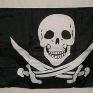 Pirate with Swords Calico Jack 12 x 18 inch with grommets Flag Standard